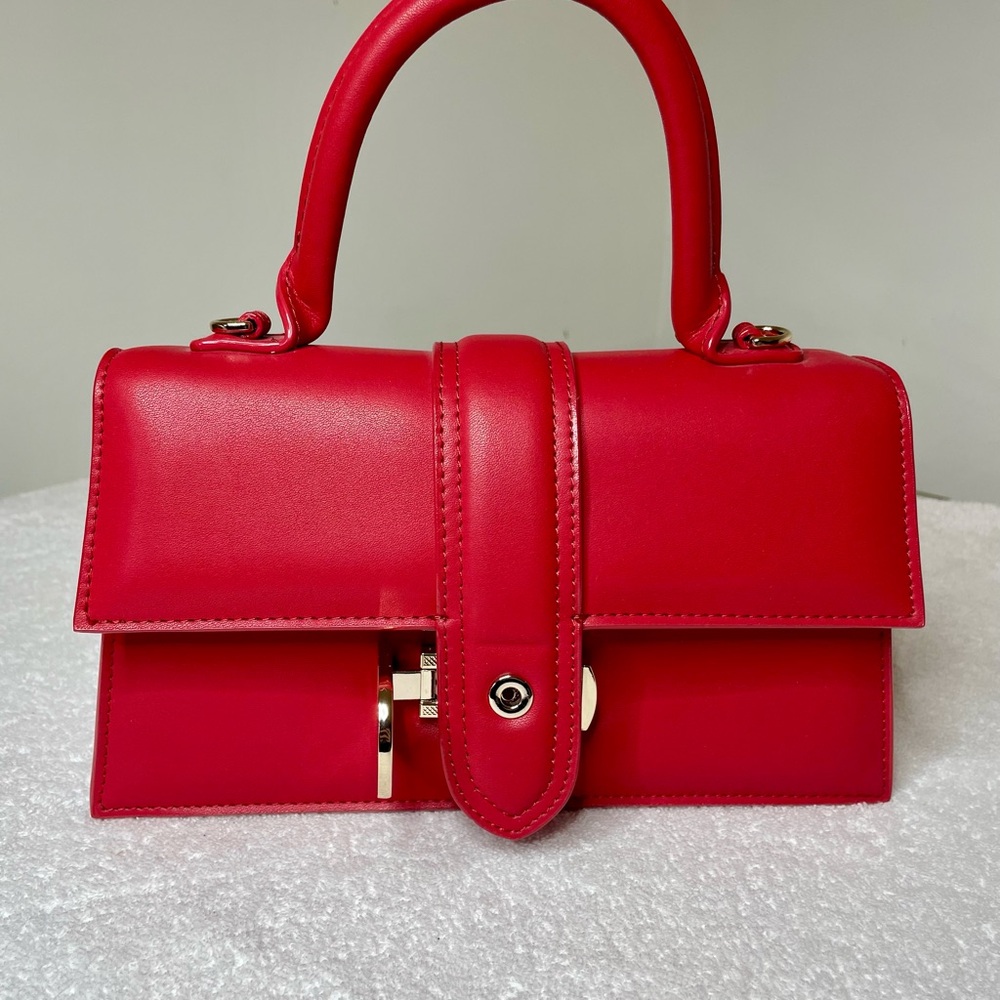 Red Designer Handbag - Picture 8 of 13